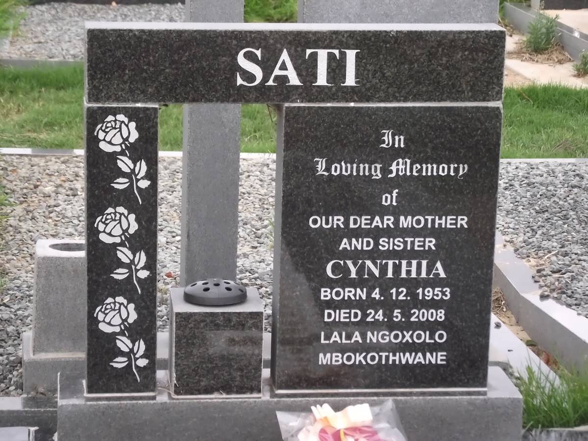 SATI Cynthia 1953-2008