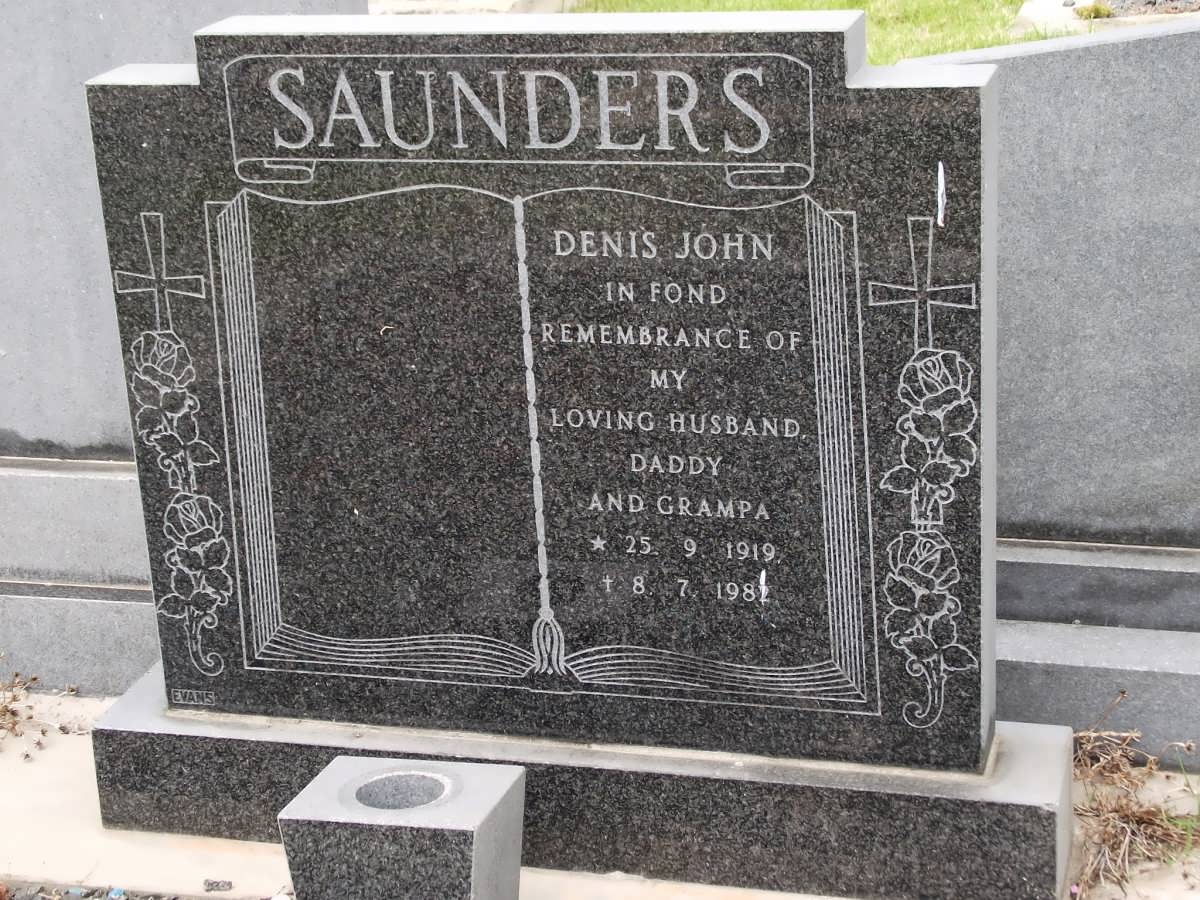 SAUNDERS Denis John 1919-1982