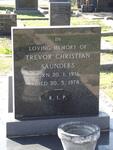 SAUNDERS Trevor Christian 1936-1978