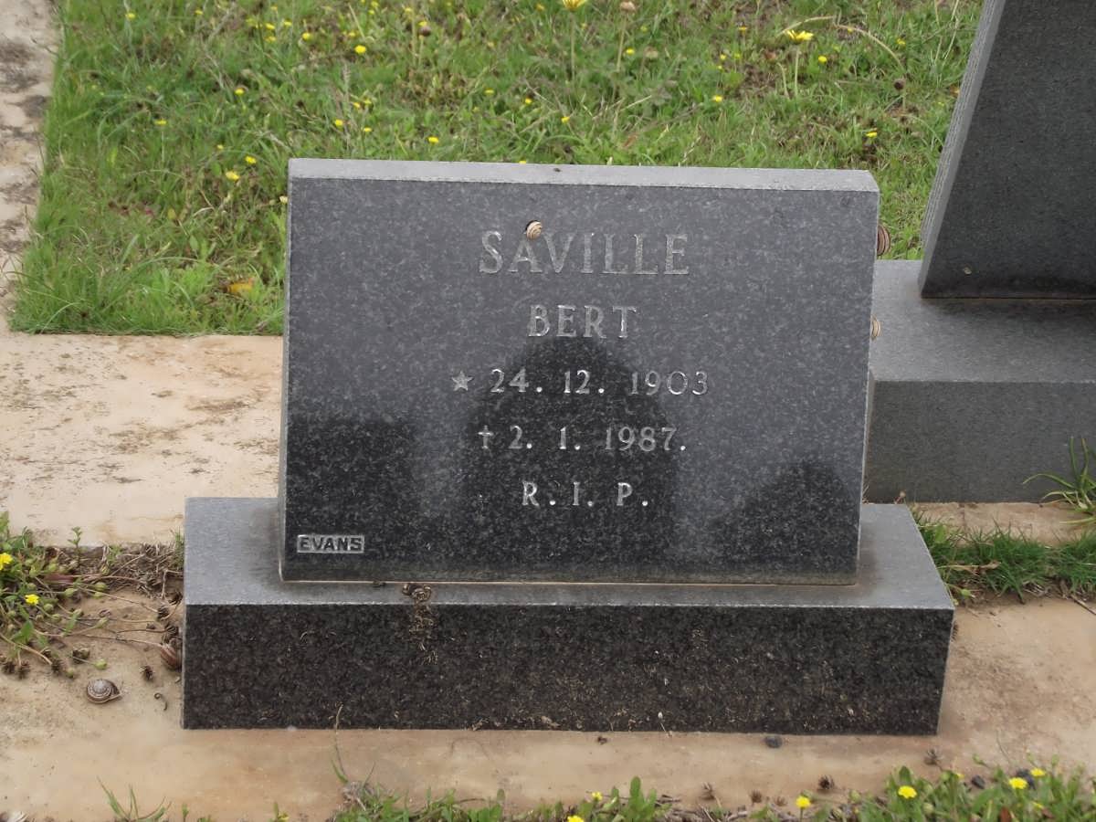 SAVILLE Bert 1903-1987