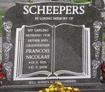 SCHEEPERS Francois Nicolaas 1935-2008