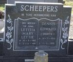 SCHEEPERS Letitia Mary Lettie 1910-1991 :: SCHEEPERS Dennis Edward 1932-1996