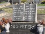 SCHEEPERS John Henry 1888-1964 & Martha Jacoba WAIT 1904-1994