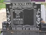 SCHOONRAAD Jan Hendrik 1924-2002