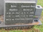 SCHREIBER Erna Hedwig 1923-1998 & Gerhard Hans Heinrich 1926-2006
