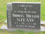 SHAW Thomas William 1950-1998