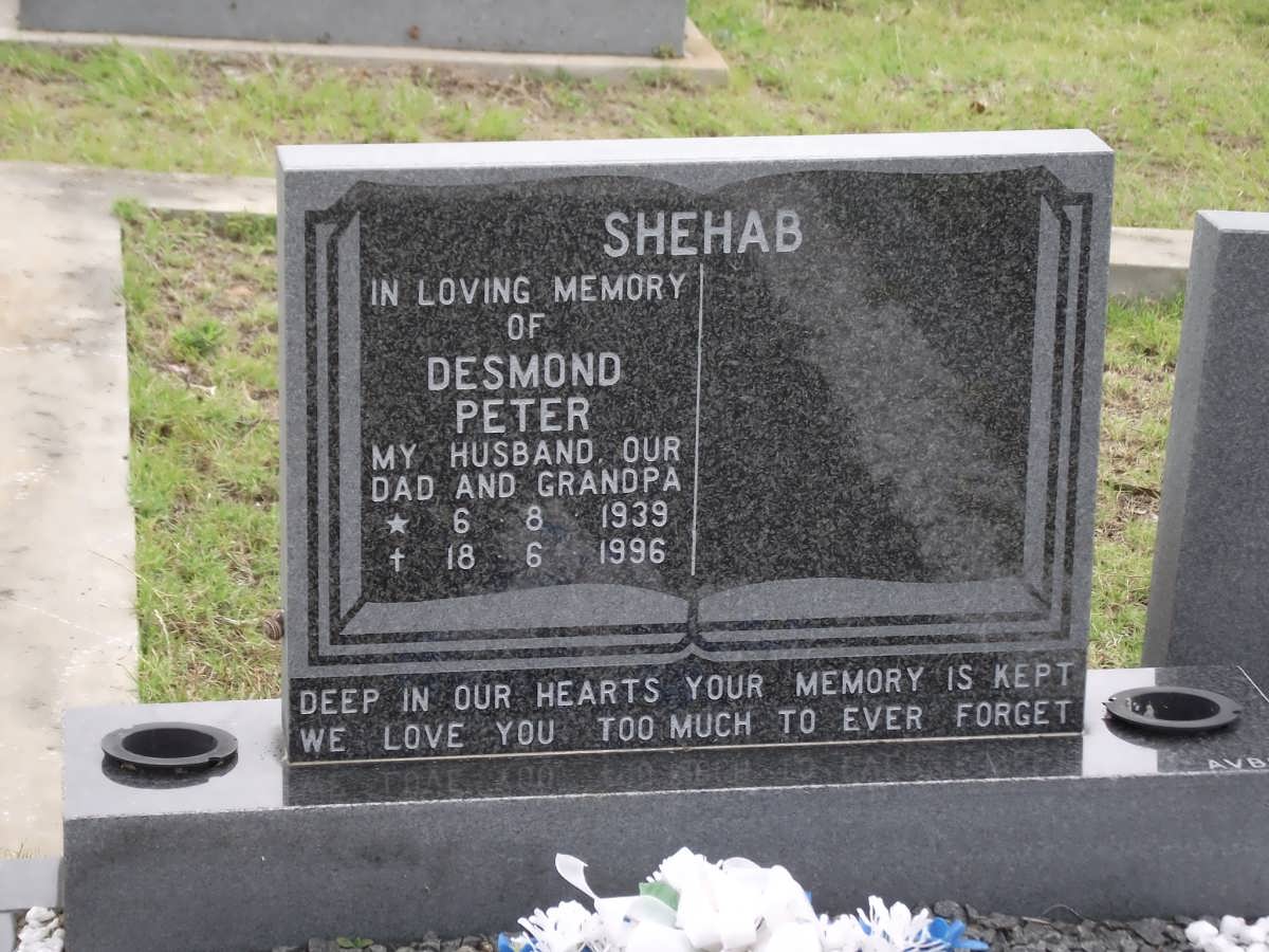 SHEHAB Desmond Peter 1939-1996