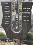 SHONGWE Virginia Nontozakhe 1944-2007