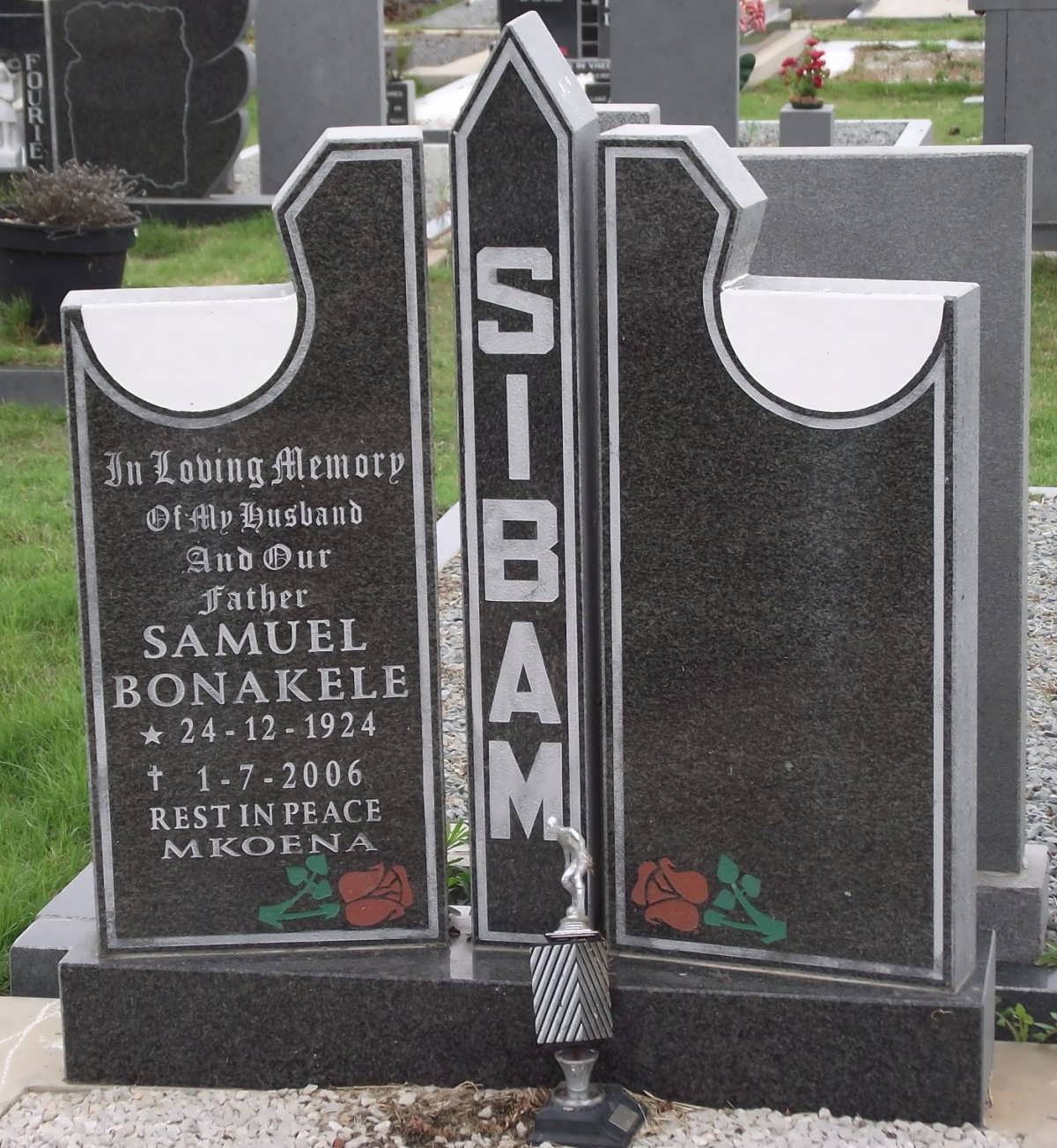 SIBAM Samuel Bonakele 1924-2006