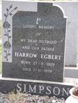 SIMPSON Harrow Egbert 1929-1978