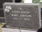 SIMPSON Mary 1913-1974