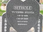 SITHOLE Vuyiswa Sylvia 1949-2008