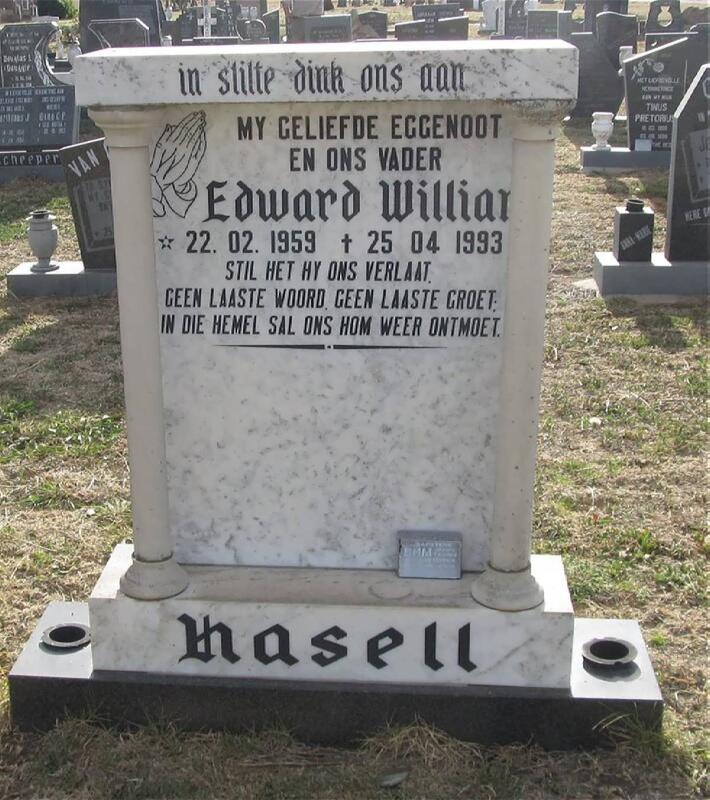 HASELL Edward William 1959-1993