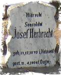 HERBRECHT Josef 1879-1904