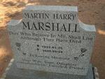 MARSHALL Martin Harry 1925-2005