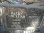 MARSHALL Barry Christian 1957-2003