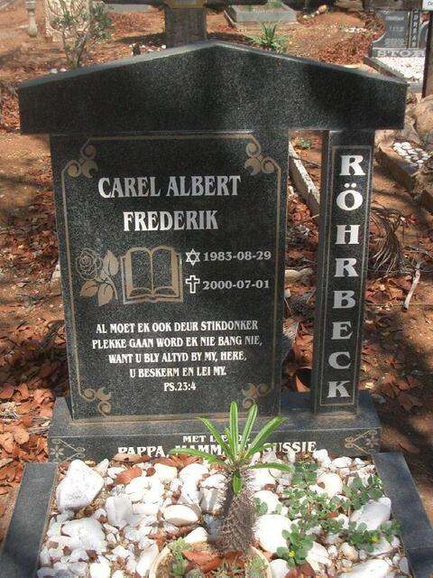 ROHRBECK Carel Albert Frederik 1983-2000
