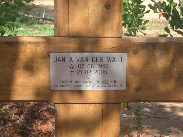 WALT Jan A., van der 1956-2005