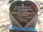 NICHOLL Rhoda Shirley 1939-1999