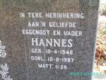 SLABBERT Hannes 1946-1997 