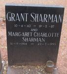 SHARMAN Margaret Charlotte 1914-1993 :: SHARMAN Grant 1943-1987