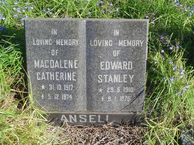 ANSELL Edward Stanley 1910-1975 & Magdalene Catherine 1917-1974