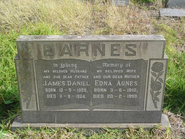 BARNES James Daniel 1909-1964 & Edna Agnes 1910-1999