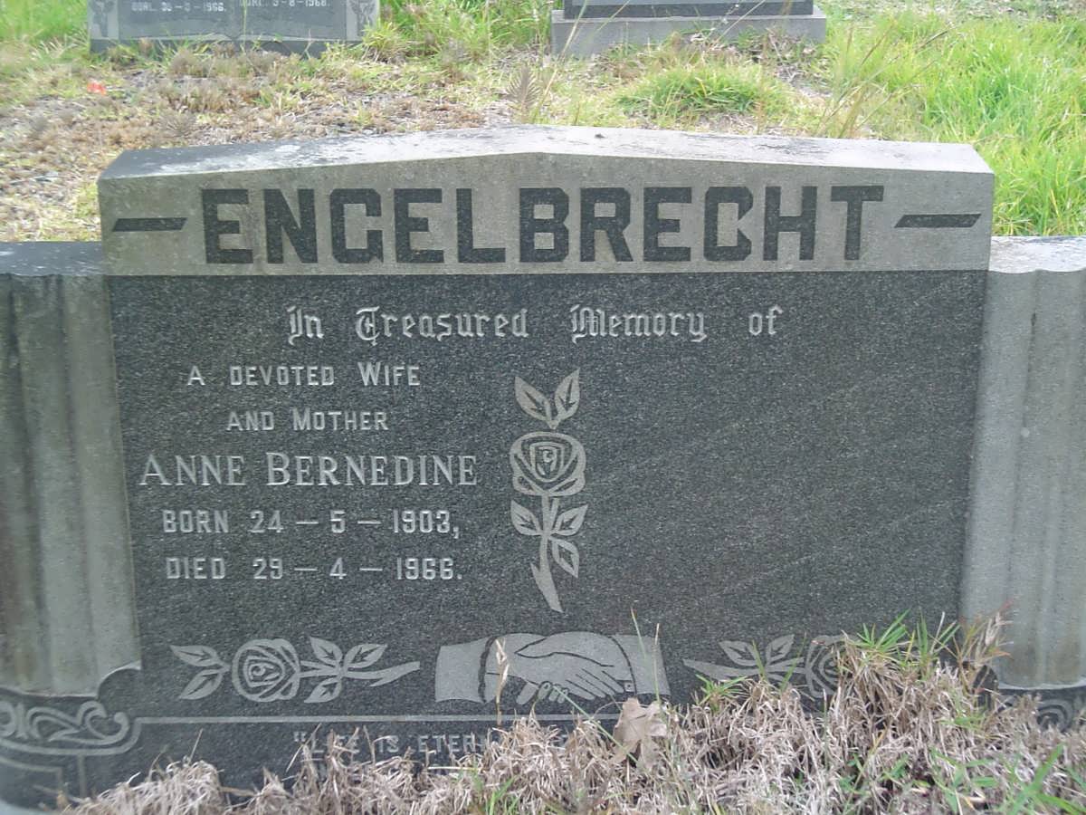ENGELBRECHT Anne Bernedine 1903-1966