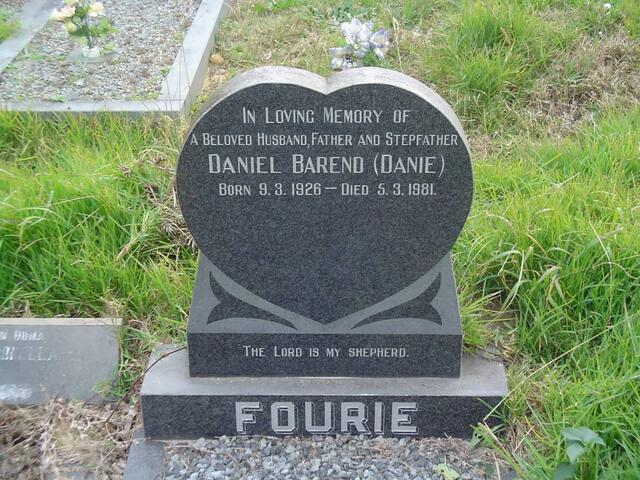 FOURIE Daniel Barend 1926-1981