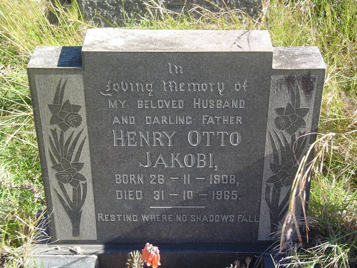 JAKOBI Henry Otto 1908-1965