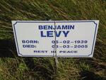 LEVY Benjamin 1939-2005