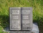 PETZER Freddie 1934-1992 :: GREENWOOD Reginald 1904-1964