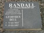 RANDALL Geoffrey Dell 1933-2007