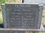 TILTMANN Emil H.H. 1912-1965 & Olga E.H. 1913-1992