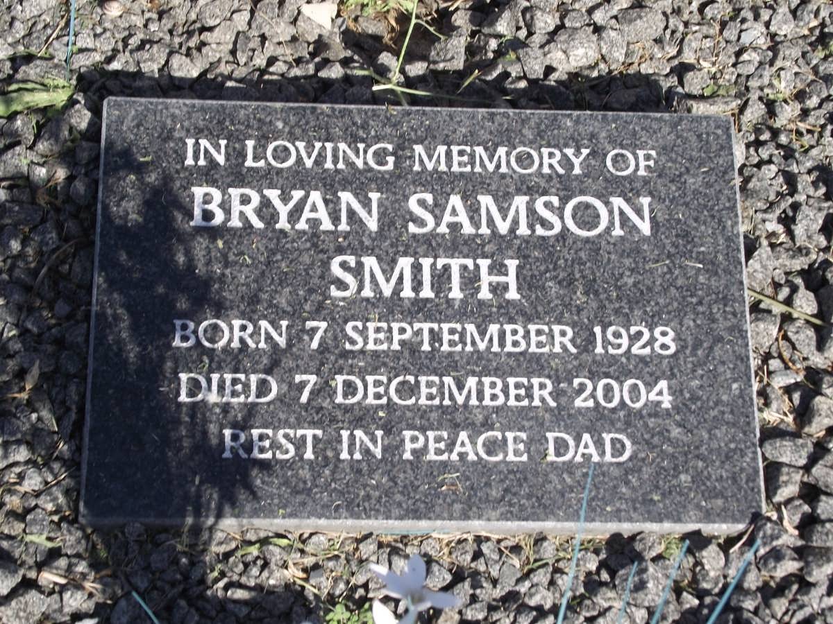 SMITH Bryan Samson 1928-2004
