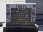 SMITH Dennis 1946-1978 :: SMITH Hester 1946-1978
