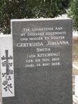 SMITH Gertruida Johanna nee KITCHING 1919-1959