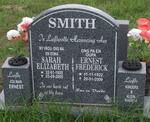 SMITH Ernest Frederick 1922-2009 & Sarah Elizabeth 1925-2005