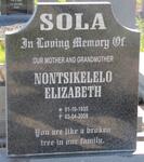 SOLA Nontsikelelo Elizabeth 1935-2009