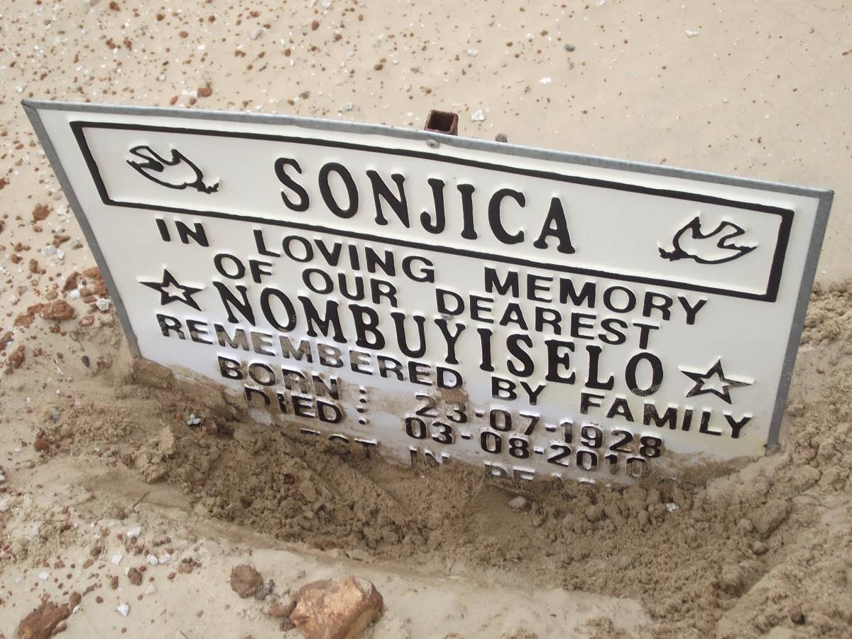 SONJICA Nombuyiselo 1928-2010