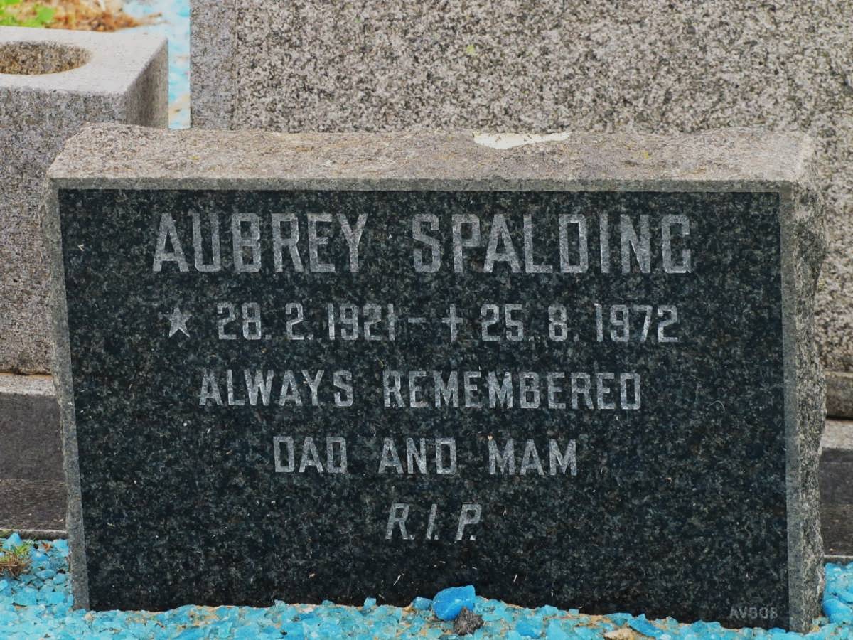 SPALDING Aubrey 1921-1972