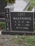STOLK Gert Marthinus 1912-1987