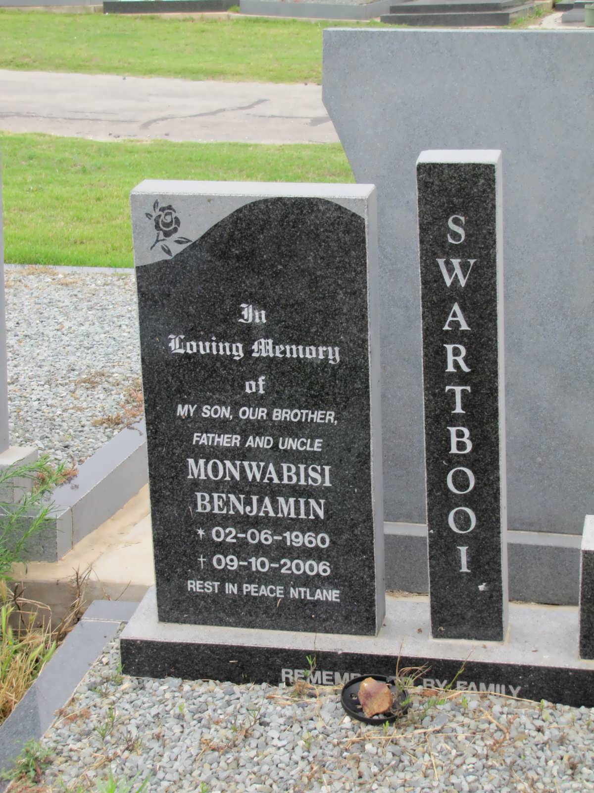 SWARTBOOI Monwabisi Benjamin 1960-2006
