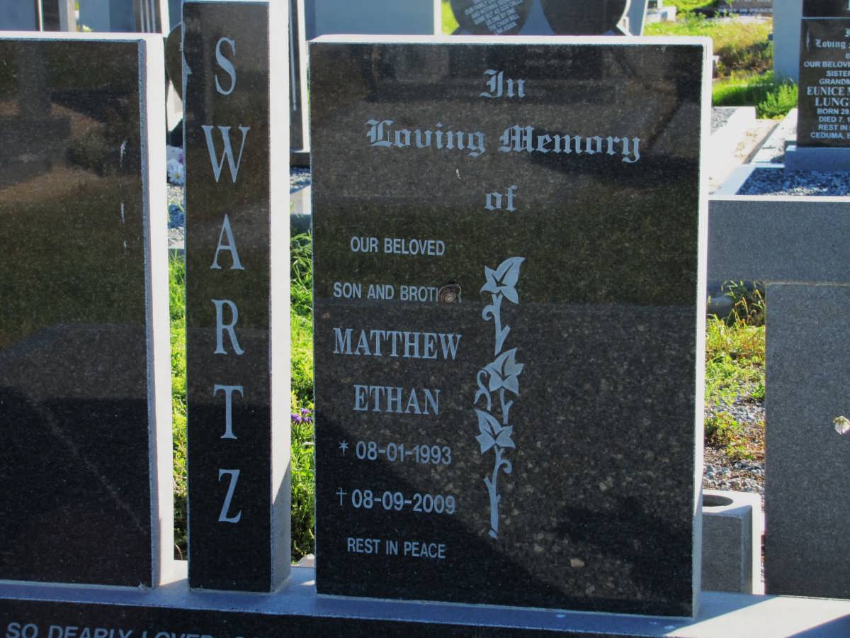 SWARTZ Matthew Ethan 1993-2009