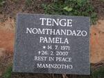 TENGE Nomthandazo Pamela 1971-2007