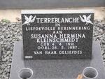 TERREBLANCHE Susanna Hermina Kleinschmidt 1891-1987