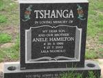 TSHANGA Anele Hamilton 1966-2003