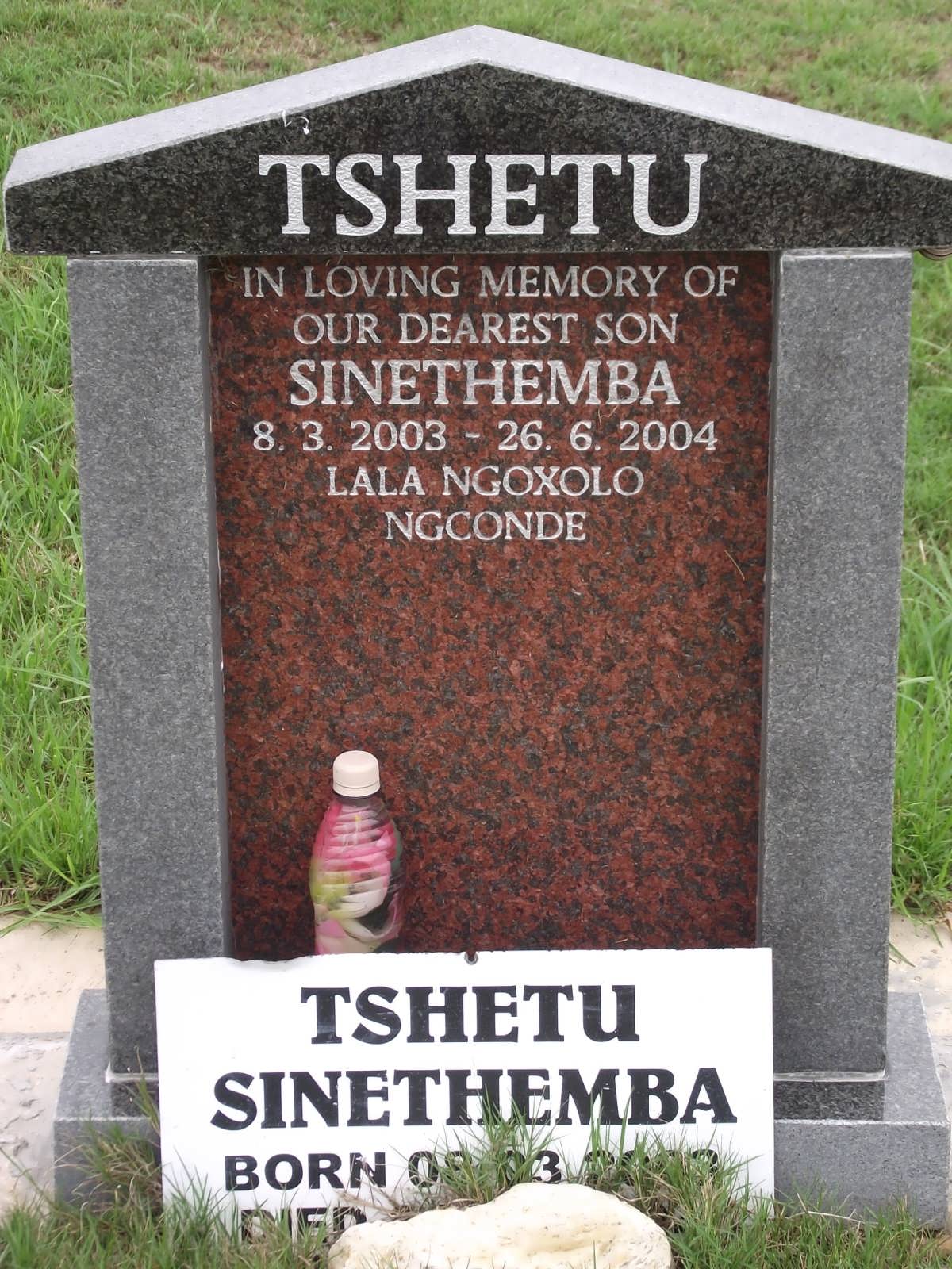 TSHETU Sinethemba 2003-2004