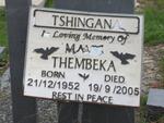 TSHINGANA Thembeka 1952-2005