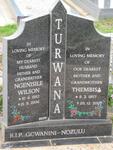 TURWANA Ngenisile Wilson 1952-2006 & Thembisa MAKENI 1957-2007